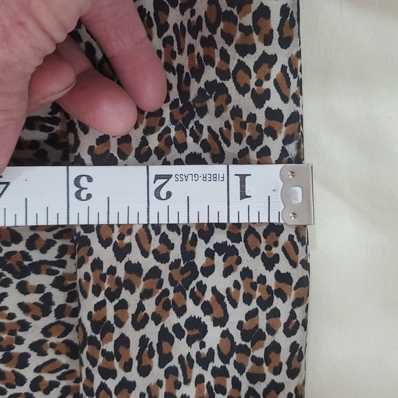 D'MARGEAUX New York Leopard Print Fabric Hand Bag Tote - Picture 12 of 12